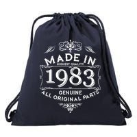 Made In Highest Quality Genuine All Original Parts 1983 40th Birthday Drawstring Bag