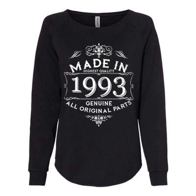 Made In Highest Quality Genuine All Original Parts 1993 30th Birthday Womens California Wash Sweatshirt