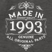 Made In Highest Quality Genuine All Original Parts 1993 30th Birthday Vector Backpack