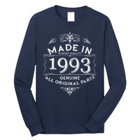 Made In Highest Quality Genuine All Original Parts 1993 30th Birthday Long Sleeve Shirt