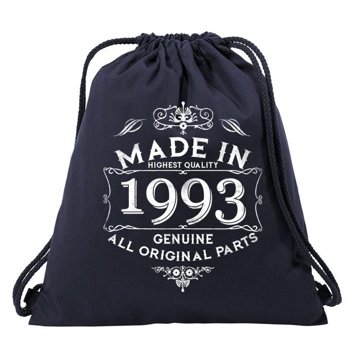 Made In Highest Quality Genuine All Original Parts 1993 30th Birthday Drawstring Bag