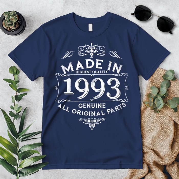 Made In Highest Quality Genuine All Original Parts 1993 30th Birthday Premium T-Shirt