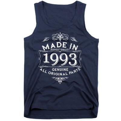 Made In Highest Quality Genuine All Original Parts 1993 30th Birthday Tank Top