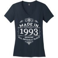 Made In Highest Quality Genuine All Original Parts 1993 30th Birthday Women's V-Neck T-Shirt