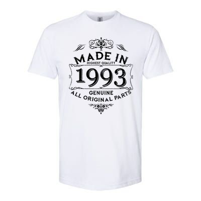 Made In Highest Quality Genuine All Original Parts 1993 30th Birthday Softstyle CVC T-Shirt