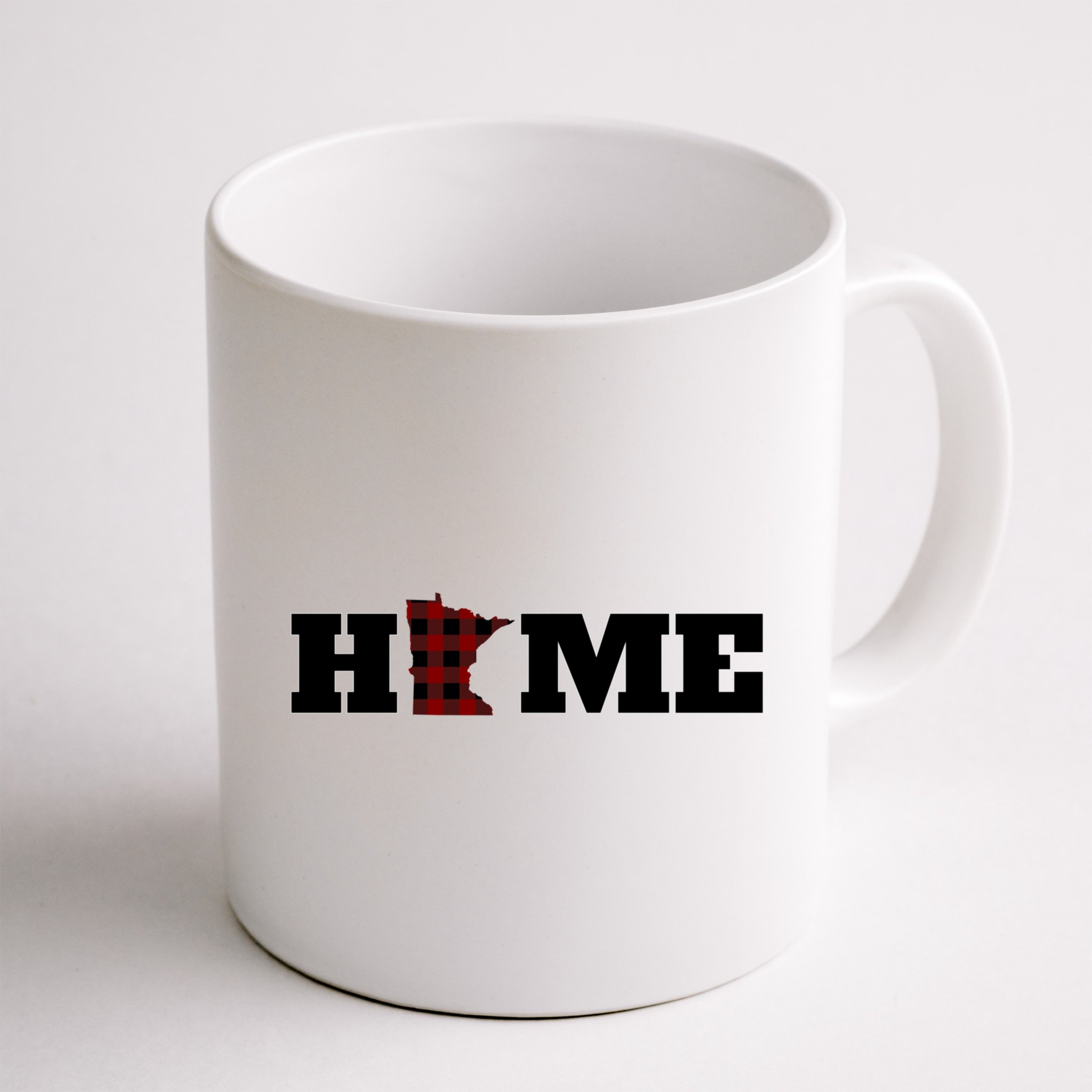 Minnesota Is Home Buffalo Plaid State Pride Gift Mug