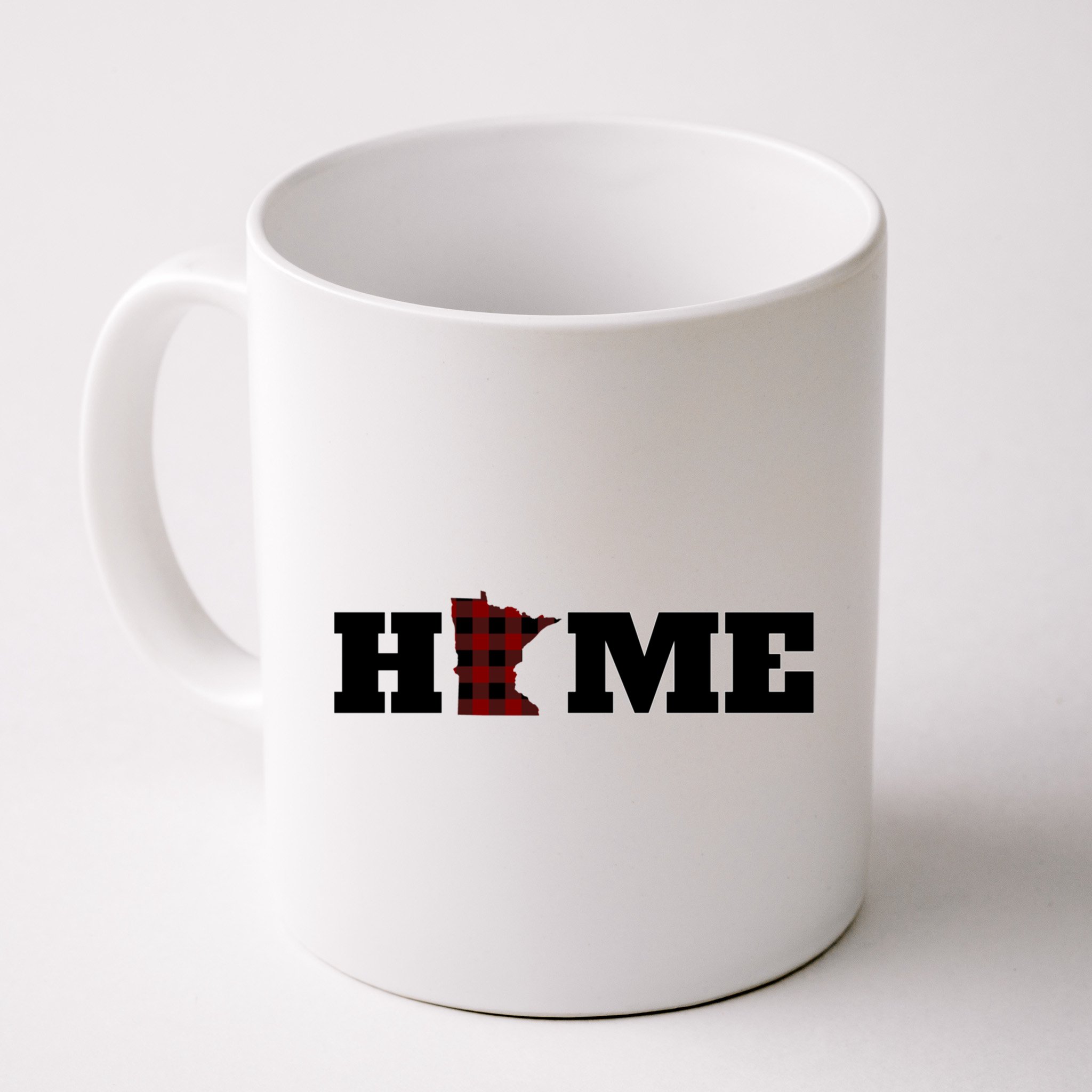 Minnesota Is Home Buffalo Plaid State Pride Gift Mug