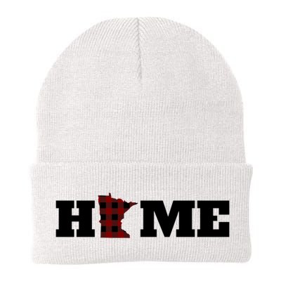Minnesota Is Home Buffalo Plaid State Pride Gift Beanie