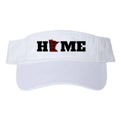 Minnesota Is Home Buffalo Plaid State Pride Gift Visor