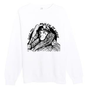 Mulch Is Here 2024 Since 1982 Premium Crewneck Sweatshirt