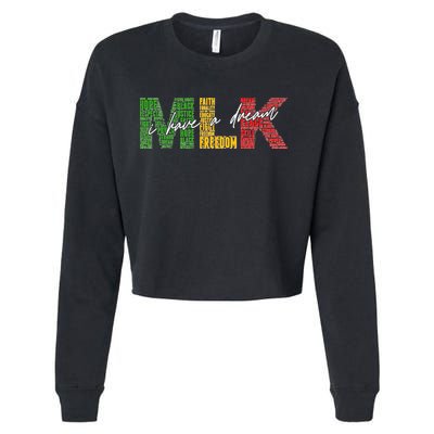Mlk I Have A Dream Cropped Pullover Crew