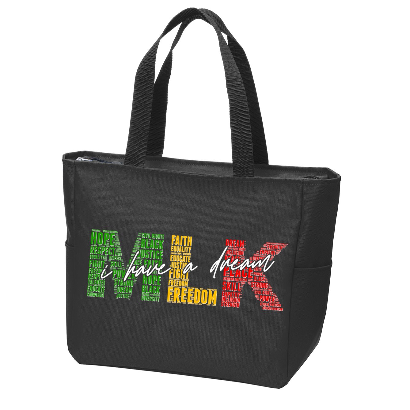 Mlk I Have A Dream Zip Tote Bag