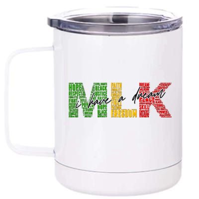 Mlk I Have A Dream 12 oz Stainless Steel Tumbler Cup