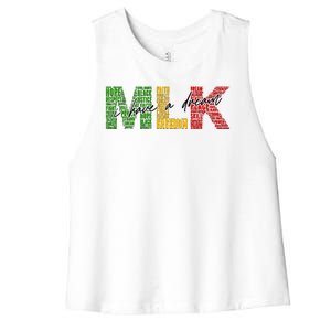 Mlk I Have A Dream Women's Racerback Cropped Tank