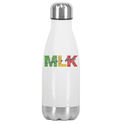 Mlk I Have A Dream Stainless Steel Insulated Water Bottle