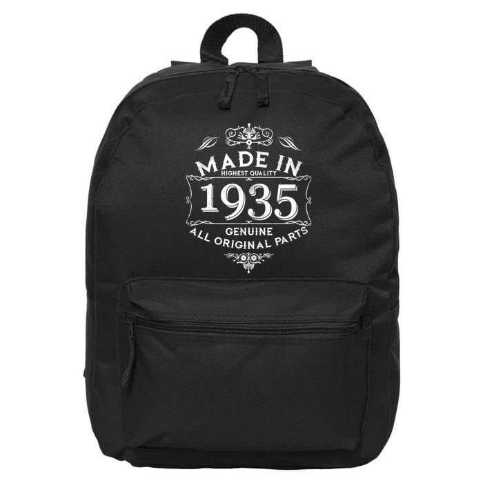 Made In Highest Quality Genuine All Original Parts 1935 90th Birthday 16 in Basic Backpack