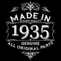 Made In Highest Quality Genuine All Original Parts 1935 90th Birthday 16 in Basic Backpack