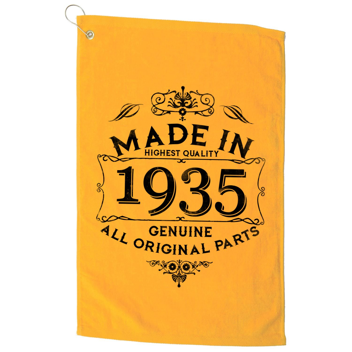Made In Highest Quality Genuine All Original Parts 1935 90th Birthday Golf Towel