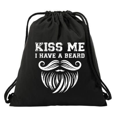 Me I Have A Beard Cool Gift Drawstring Bag