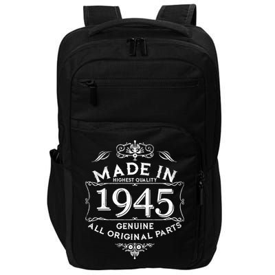 Made In Highest Quality Genuine All Original Parts 1945 80th Birthday Impact Tech Backpack