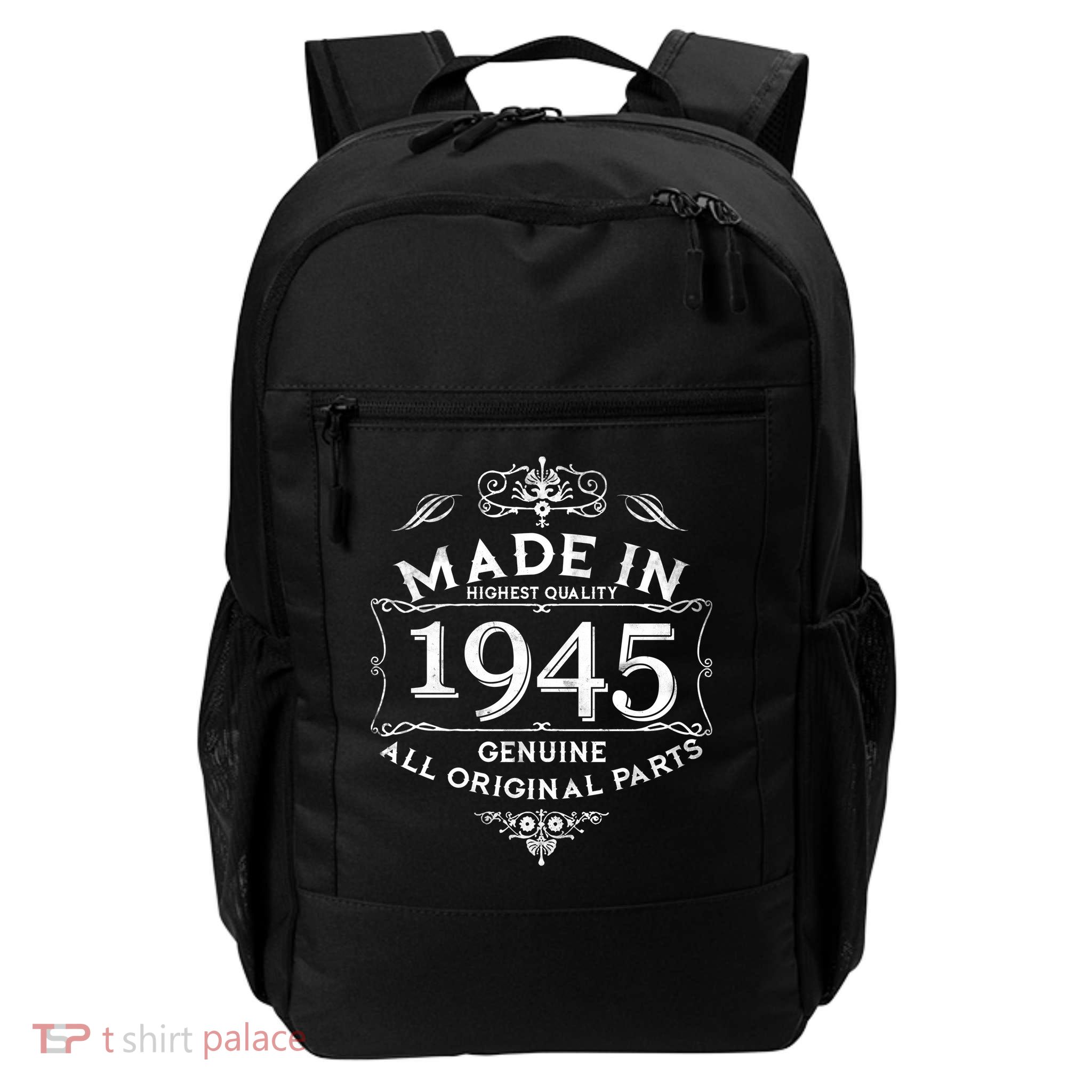 Made In Highest Quality Genuine All Original Parts 1945 80th Birthday Daily Commute Backpack