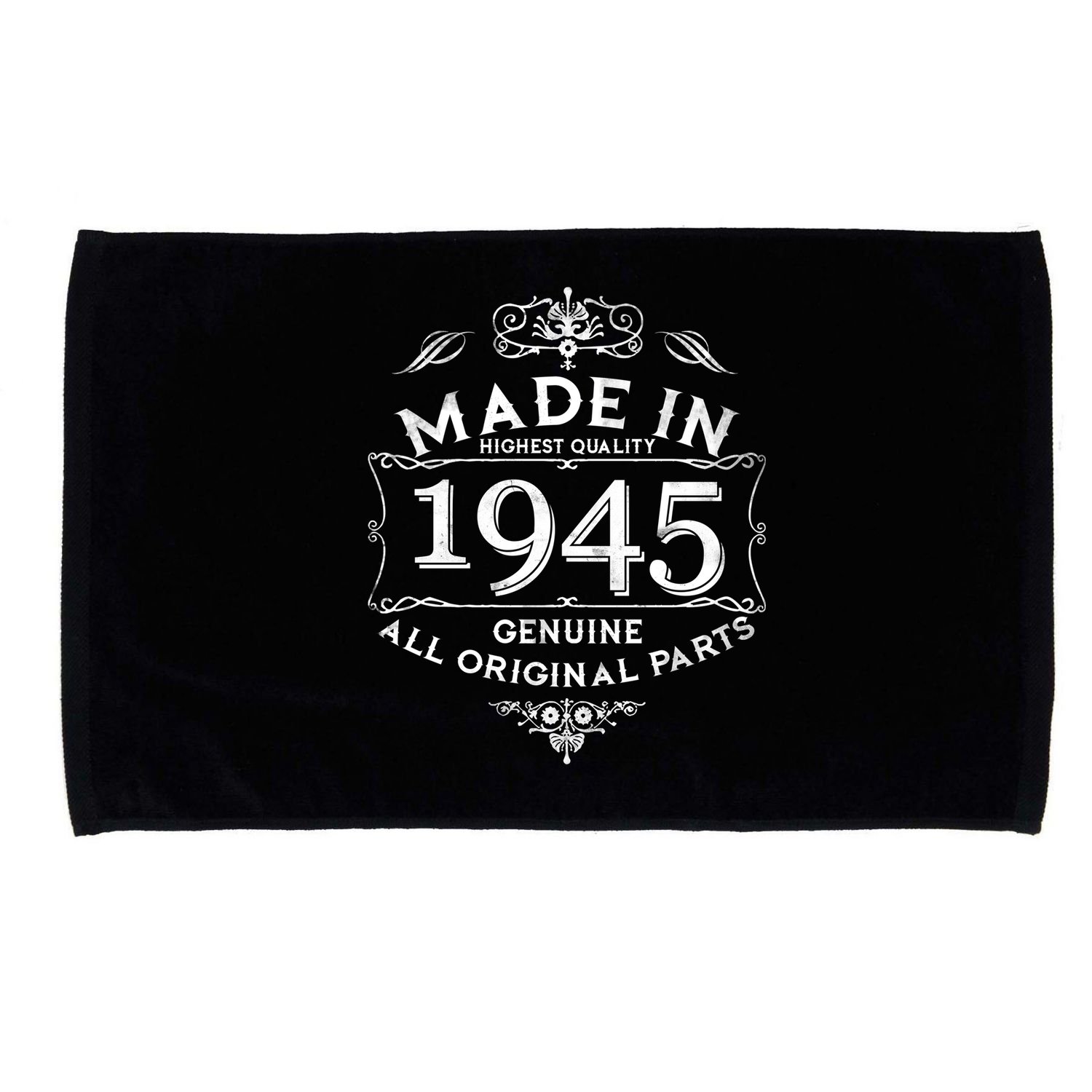 Made In Highest Quality Genuine All Original Parts 1945 80th Birthday Microfiber Hand Towel