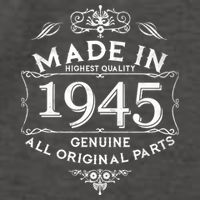 Made In Highest Quality Genuine All Original Parts 1945 80th Birthday Vector Backpack