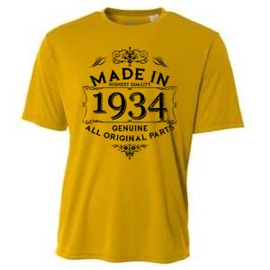 Made In Highest Quality Genuine All Original Parts 1934 90th Birthday Cooling Performance Crew T-Shirt