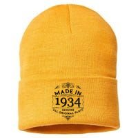 Made In Highest Quality Genuine All Original Parts 1934 90th Birthday Sustainable Knit Beanie