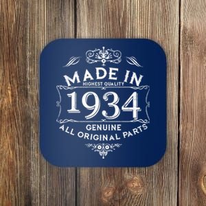 Made In Highest Quality Genuine All Original Parts 1934 90th Birthday Coaster