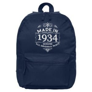 Made In Highest Quality Genuine All Original Parts 1934 90th Birthday 16 in Basic Backpack