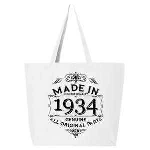 Made In Highest Quality Genuine All Original Parts 1934 90th Birthday 25L Jumbo Tote