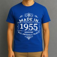 Made In Highest Quality Genuine All Original Parts 1955 70th Birthday T-Shirt