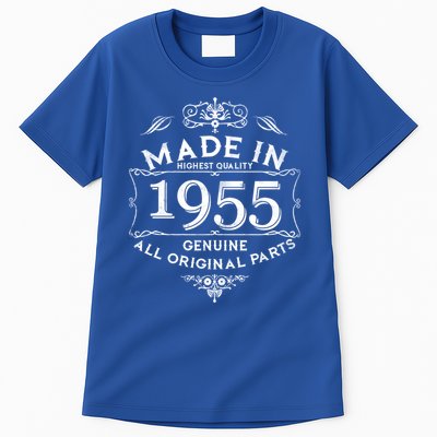 Made In Highest Quality Genuine All Original Parts 1955 70th Birthday Tall T-Shirt