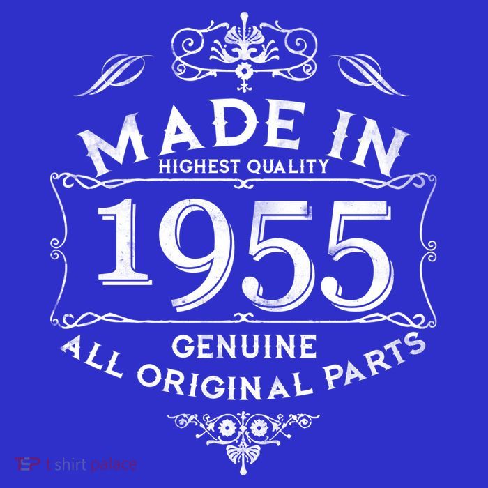 Made In Highest Quality Genuine All Original Parts 1955 70th Birthday Short Acrylic Beanie