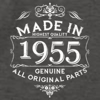 Made In Highest Quality Genuine All Original Parts 1955 70th Birthday Vector Backpack