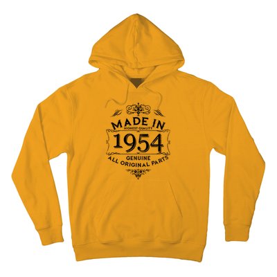 Made In Highest Quality Genuine All Original Parts 1954 70th Birthday Hoodie