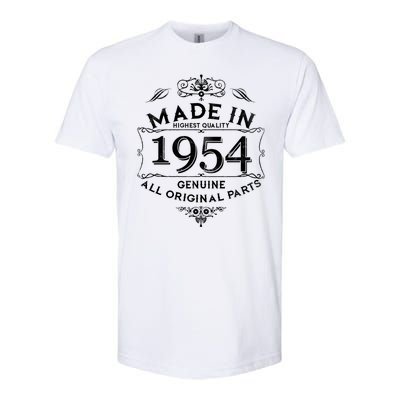 Made In Highest Quality Genuine All Original Parts 1954 70th Birthday Softstyle® CVC T-Shirt