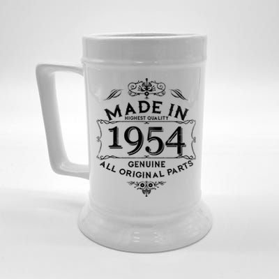 Made In Highest Quality Genuine All Original Parts 1954 70th Birthday Beer Stein