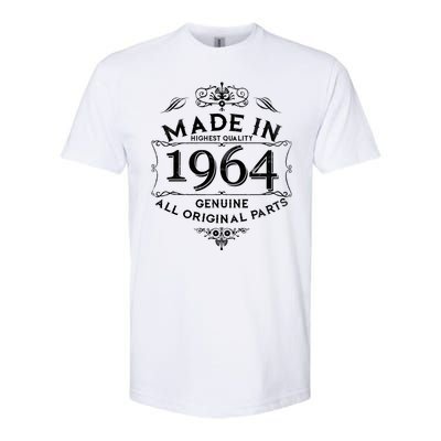 Made In Highest Quality Genuine All Original Parts 1964 60th Birthday Softstyle® CVC T-Shirt