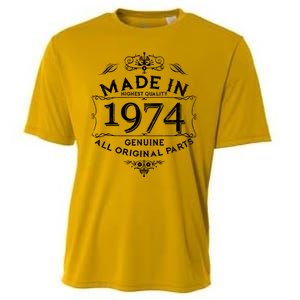 Made In Highest Quality Genuine All Original Parts 1974 50th Birthday Cooling Performance Crew T-Shirt