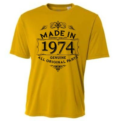 Made In Highest Quality Genuine All Original Parts 1974 50th Birthday Cooling Performance Crew T-Shirt