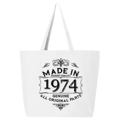 Made In Highest Quality Genuine All Original Parts 1974 50th Birthday 25L Jumbo Tote