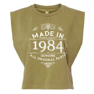 Made In Highest Quality Genuine All Original Parts 1984 40th Birthday Garment-Dyed Women's Muscle Tee