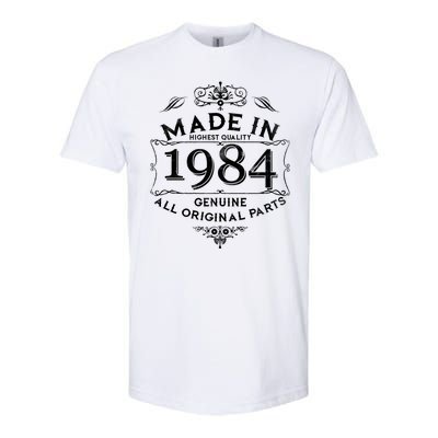 Made In Highest Quality Genuine All Original Parts 1984 40th Birthday Softstyle CVC T-Shirt