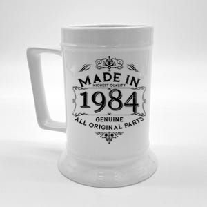 Made In Highest Quality Genuine All Original Parts 1984 40th Birthday Beer Stein