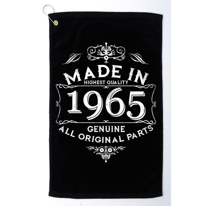 Made In Highest Quality Genuine All Original Parts 1965 60th Birthday Golf Towel
