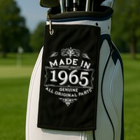 Made In Highest Quality Genuine All Original Parts 1965 60th Birthday Golf Towel