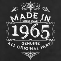 Made In Highest Quality Genuine All Original Parts 1965 60th Birthday Golf Towel