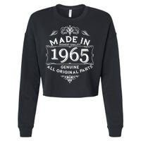 Made In Highest Quality Genuine All Original Parts 1965 60th Birthday Cropped Pullover Crew